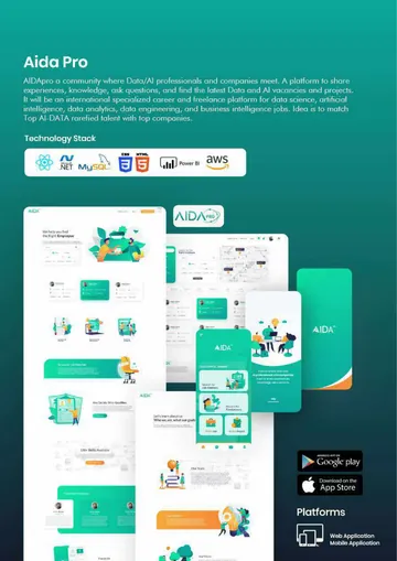 Aida Pro — web & mobile for hiring & ai talent