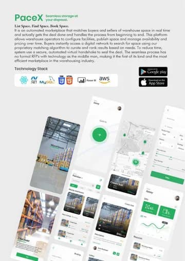 PaceX — web & mobile for warehousing