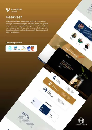 Peervest — website for startup funding