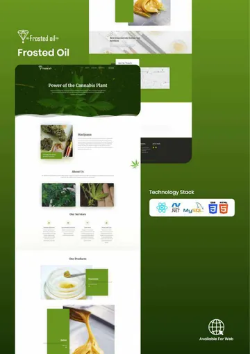Frosted Oil — website for e-commerce