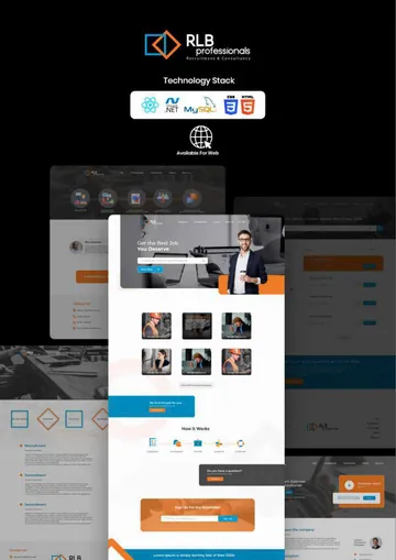 RLB Professionals — website for recruitment