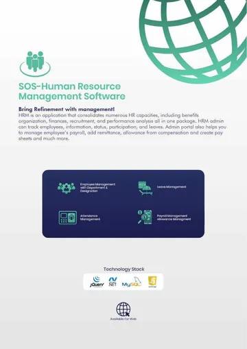 SOS HR Suite — website for hr software